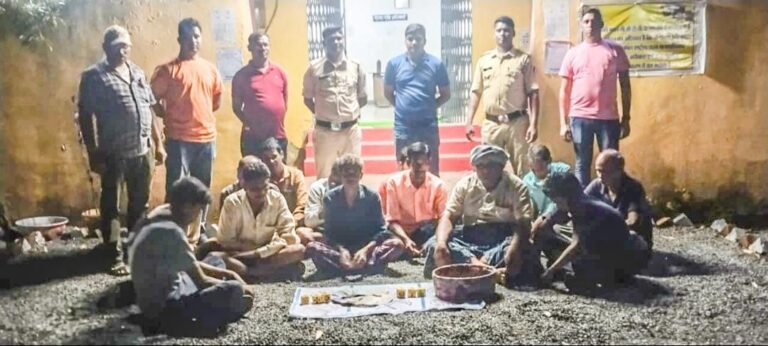 बसना -/ 15 आरोपीयो को किया गया गिरफ्तार पैता के जंगल में भंवरपुर पुलिस की कार्यवाही