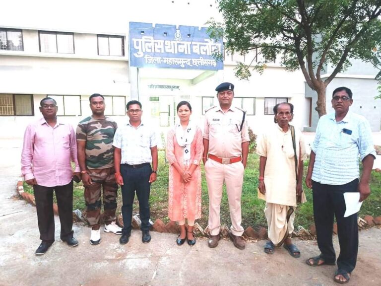 सरायपाली -/ किरण बेदी का टीवी शो देखकर कुमारी चांदनी ने की अपना हौसला को बुलंद नक्सल बेल्ट से उभरकर की सीआरपीएफ की ज्वाइनिंग