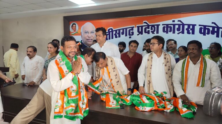 सरायपाली -/ भाजपा से बागी होकर आज श्याम तांडी अपने समर्थकों के साथ रायपुर में  कांग्रेस में प्रवेश ?