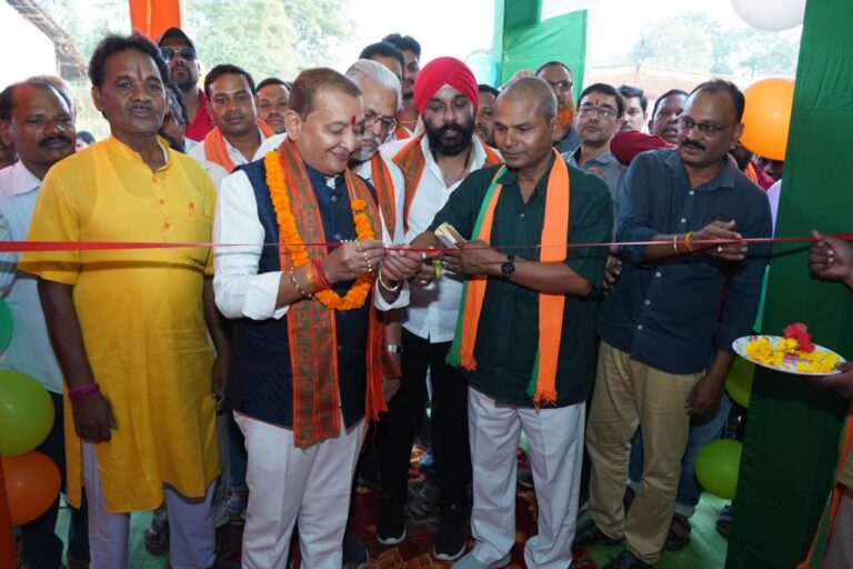 बसना : पिरदा में भाजपा चुनाव कार्यालय का हुआ शुभारंभ