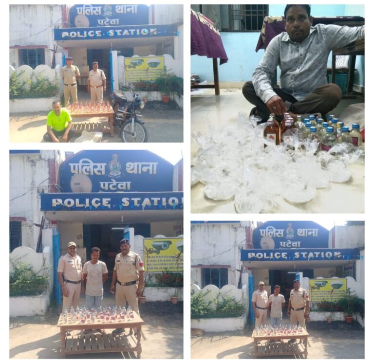 महासमुन्द : 18 अलग मामलों में अवैध शराब बेचते हुए व शराब पीलाते हुए 19 आरोपीयों के विरुद्ध आबकारी act के तहत अपराध दर्ज