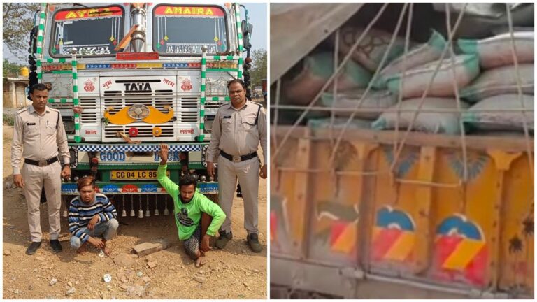 महासमुंद में 26 लाख रुपये के सीमेंट से भरे ट्रक की चोरी, ओडिशा ले जाने की थी प्लानिंग, दो गिरफ्तार