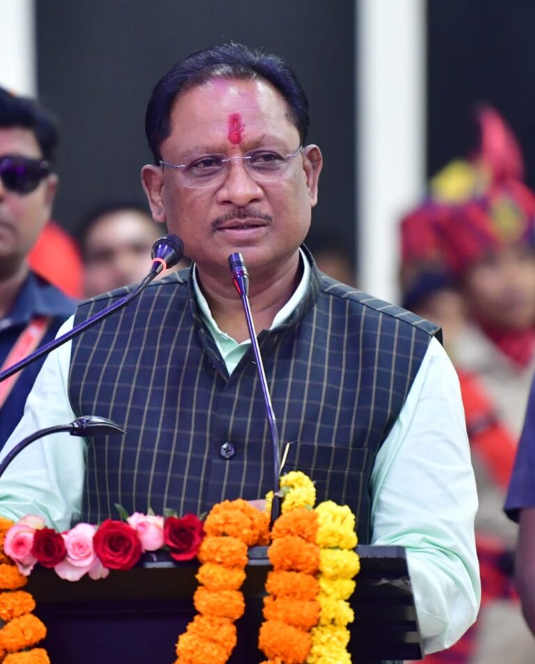 छत्तीसगढ़ : मुख्यमंत्री श्री विष्णु देव साय ने संवाद कार्यक्रम को सम्बोधित करते हुए अंतर्राष्ट्रीय महिला दिवस और महाशिवरात्रि को बधाई देते हुए अपने सम्बोधन की शुरुआत की