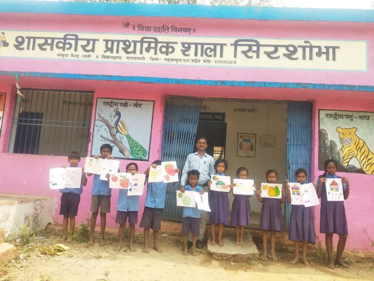 सरायपाली -: शासकीय प्राथमिक शाला सिरशोभा में चित्रकला प्रतियोगिता का आयोजन
