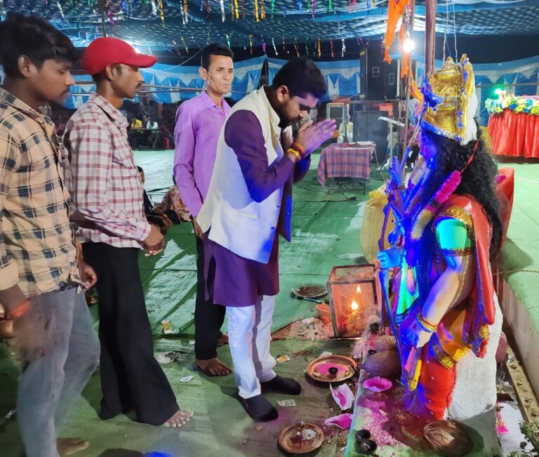 महासमुन्द : राम कथा आयोजनों से बच्चों में अच्छे संस्कार का निर्माण होता है :भाजपा किसान नेता अशवंत तुषार साहू