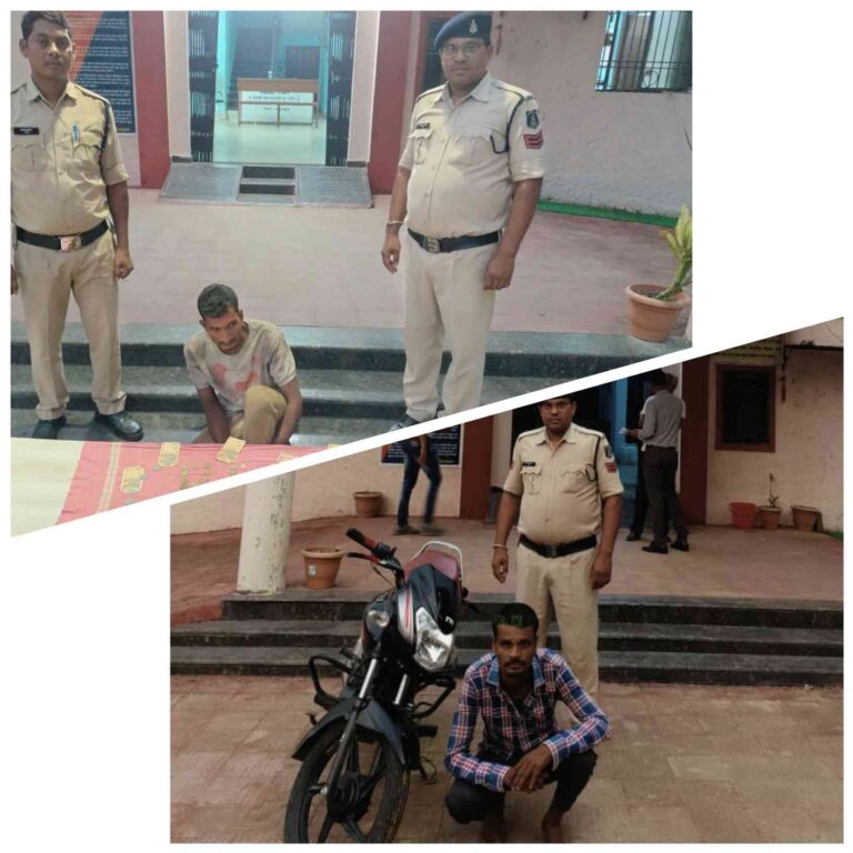 महासमुंद बागबाहारा / ट्रेन, मंदिर, मोटर सायकल चोरो क़ो गिरफ्तार करने मे सफलता पुलिस ने…………