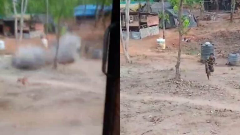 छत्तीसगढ़: सुरक्षाबल के कैंप पर नक्सलियों ने देसी रॉकेट लॉन्चर से किया हमला, बाल-बाल बचे जवान