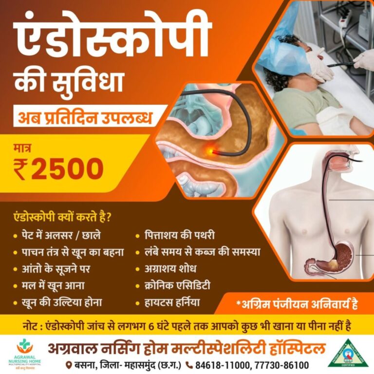 एंडोस्कोपी की सुविधा अब प्रतिदिन उपलब्ध मात्र 2500 एंडोस्कोपी क्यों करते है?