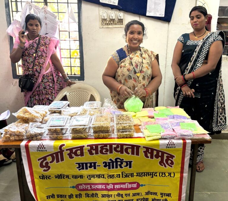 महासमुंद / हर्बल गुलाल और घरेलू उत्पादों के माध्यम से दुर्गा स्वयं सहायता समूह की महिलाओं का आत्मनिर्भरता की ओर सशक्त कदम