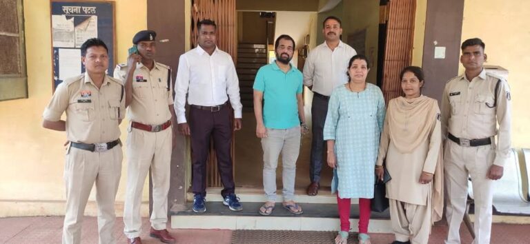 84 लाख रूपये की ठगी करने वाला दो आरोपी को गिर0  करने में राजहरा पुलिस को मिली सफलता