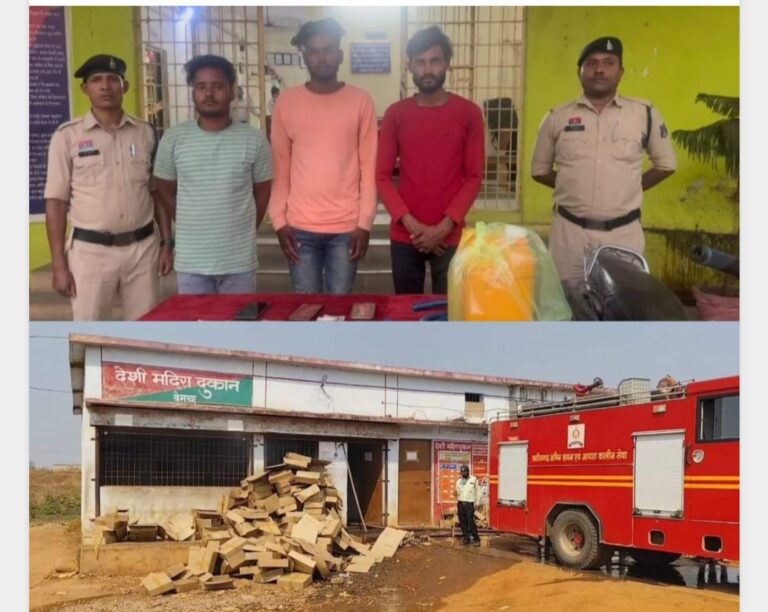 महासमुंद / सुपरवाइजर ने रची साजिश गबन छिपाने शराब दुकान में लगाई आग