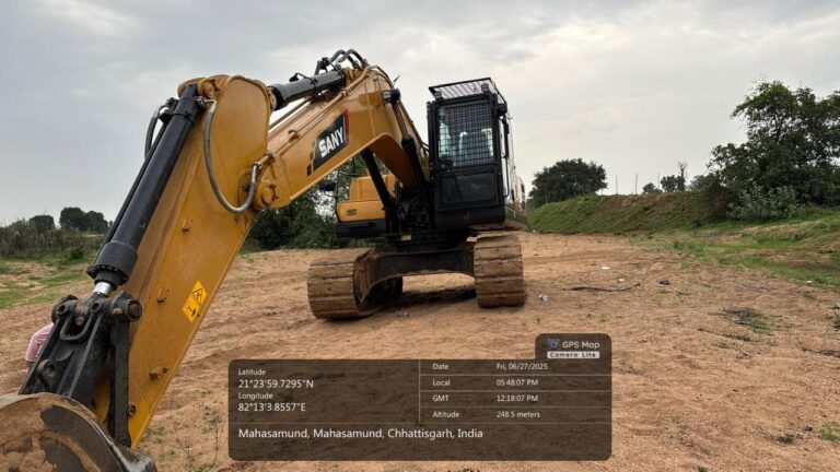 महासमुंद/अवैध रेत उत्खनन पर कड़ी कार्रवाई, 1 चैन माउंटेन वाहन जप्त
