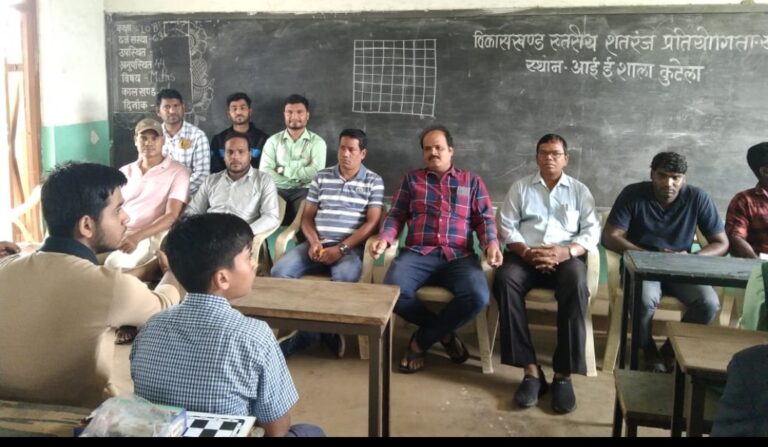 शाला कुटेला में विकासखंड स्तरीय शालेय शतरंज प्रतियोगिता संपन्न