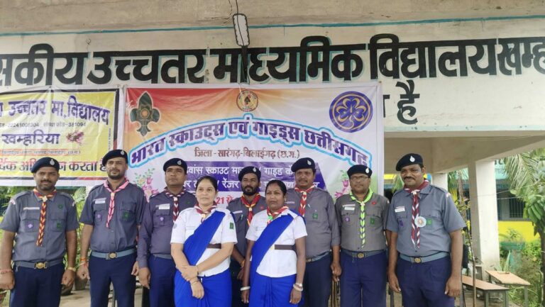 बसना/खम्हरिया में आयोजित एडवांस प्रशिक्षण शिविर में बसना विखं के 11 स्काउटर-गाइडर ने भाग लिया