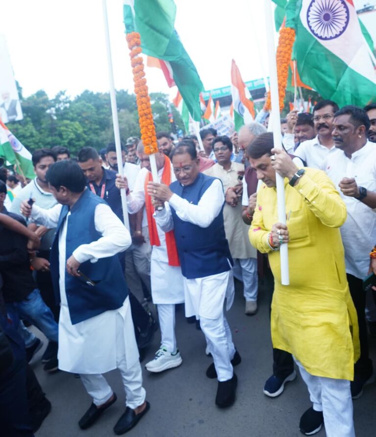 छत्तीसगढ़ : मुख्यमंत्री श्री विष्णु देव साय का आह्वान – हर घर तिरंगा से गूंजे छत्तीसगढ़