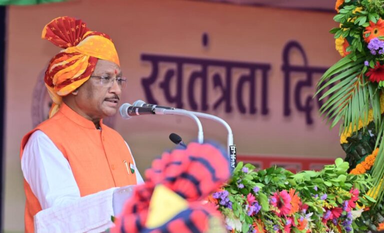 स्वतंत्रता दिवस-2025 : माननीय मुख्यमंत्री श्री विष्णु देव साय का स्वतंत्रता दिवस संदेश- पुलिस परेड ग्राउण्ड ,रायपुर