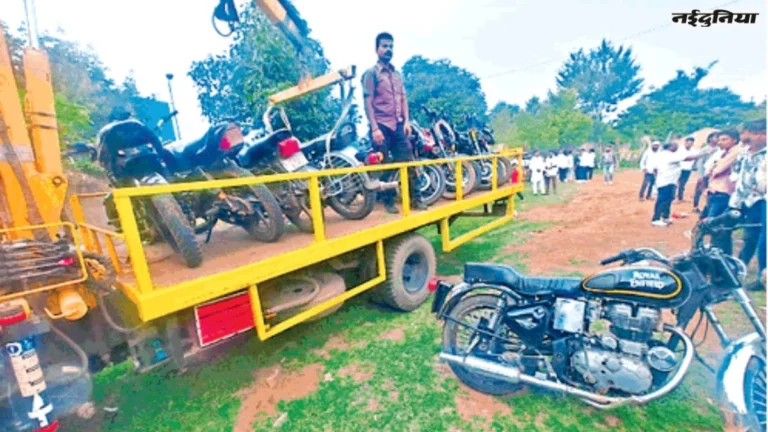 CG News: नवा रायपुर में स्टंट करने वाले 128 बाइक और 6 कार ड्राइवरों पर कार्रवाई