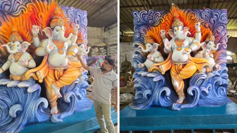 Ganesh Chaturthi Special: छत्तीसगढ़ के थनौद गांव में मूर्ति निर्माण से आई संपन्नता, 500 लोगों को मिला रोजगार