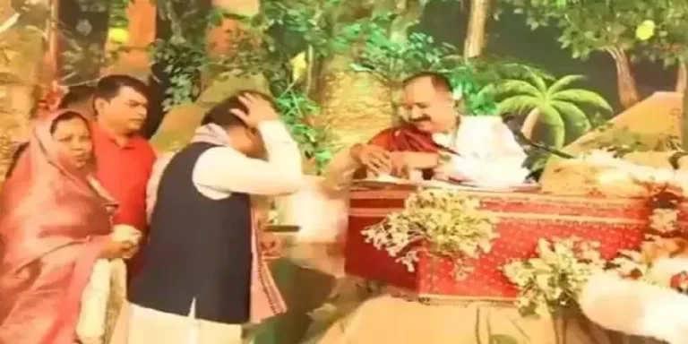 Cg:भिलाई पंडित प्रदीप मिश्रा की शिव महापुराण कथा में हुए शामिल मुख्यमंत्री विष्णुदेव साय