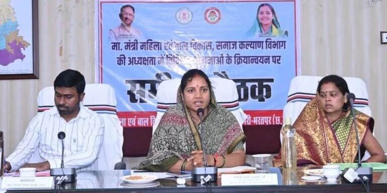 छत्तीसगढ़ : दृष्टिहीन बच्चों को 20 लाख की सौगात, आंगनबाड़ी व्यवस्थाओं पर सख्ती मंत्री श्रीमती राजवाड़े का सरगुजा संभाग दौरा