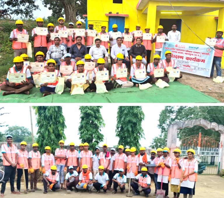 महासमुंद/अब आवास योद्धा बनेंगे, राजमिस्त्री प्रशिक्षणार्थी 30 दिवसीय राजमिस्त्री प्रशिक्षण सम्पन्न