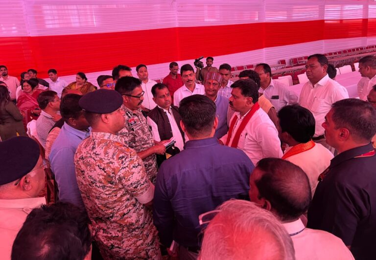 छत्तीसगढ़ : केंद्रीय गृह मंत्री अमित शाह के बस्तर प्रवास की तैयारियों का उप मुख्यमंत्री श्री विजय शर्मा ने किया निरीक्षण