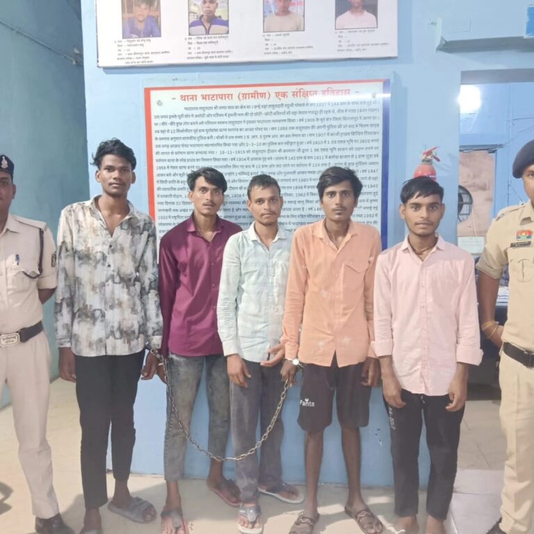 बलौदाबाजार : डकैती और चोरी की दो अलग-अलग वारदातों में महिलाओं सहित 08 आरोपी गिरफ्तार — पुलिस ने किया खुलासा