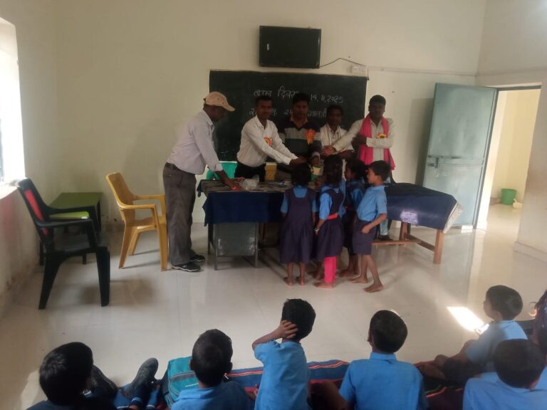 बसना/बाल दिवस पर गायत्रीपुर प्राथमिक शाला में ज्ञान, सम्मान और प्रेरणा का संगम 