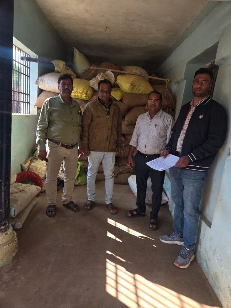 बसना/महासमुंद अवैध धान परिवहन, भंडारण एवं विक्रय से जुड़े 205 प्रकरणों में 27551.64 क्विंटल धान जप्त