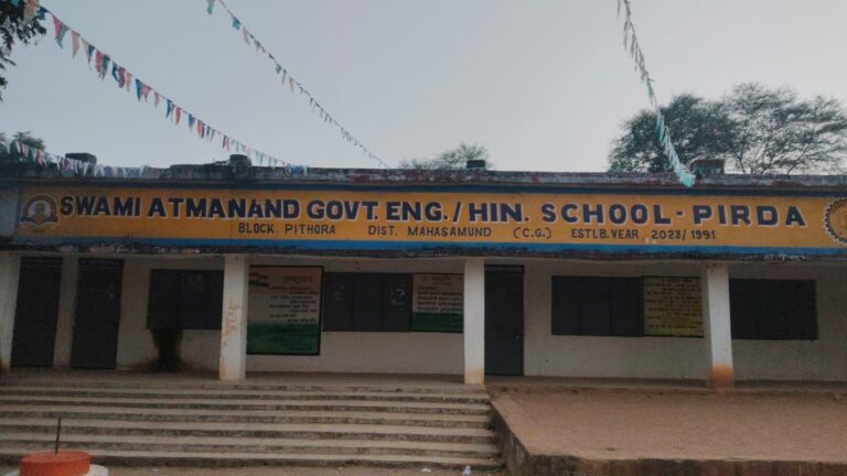 पिथौरा/कागजों में जांच पूरी, ज़मीनी स्तर पर शून्य कार्रवाई — आत्मानंद विद्यालय पिरदा मामला