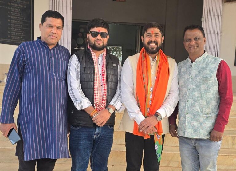 बसना/ भाजयुमो जिलाध्यक्ष बने अमन वर्मा, सभापति प्रकाश सिन्हा ने दी बधाई नवनियुक्त जिला महामंत्री प्रखर अग्रवाल को दूरभाष से दी शुभकामनाएँ