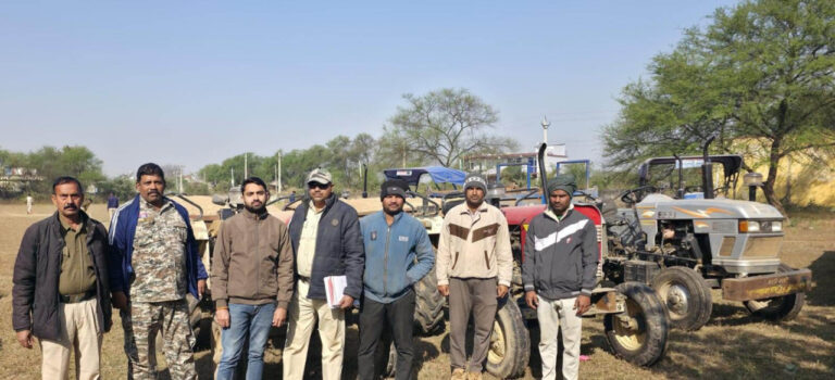 सारंगढ़-बिलाईगढ़ : कोसीर एवं सरिया क्षेत्र में अवैध रेत परिवहन पर सख्त कार्रवाई, ट्रैक्टर जब्त