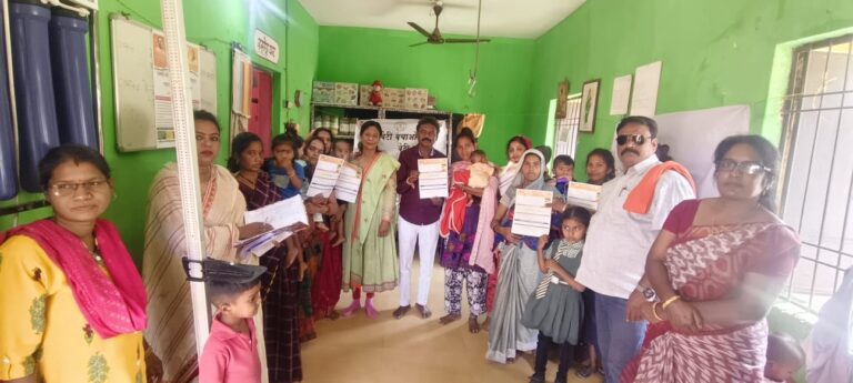 महासमुंद/ जिले में 09 से 18 फरवरी तक वजन त्यौहार का आयोजन बच्चों एवं गर्भवती महिलाओं का वजन एवं स्वास्थ्य परीक्षण किया गया