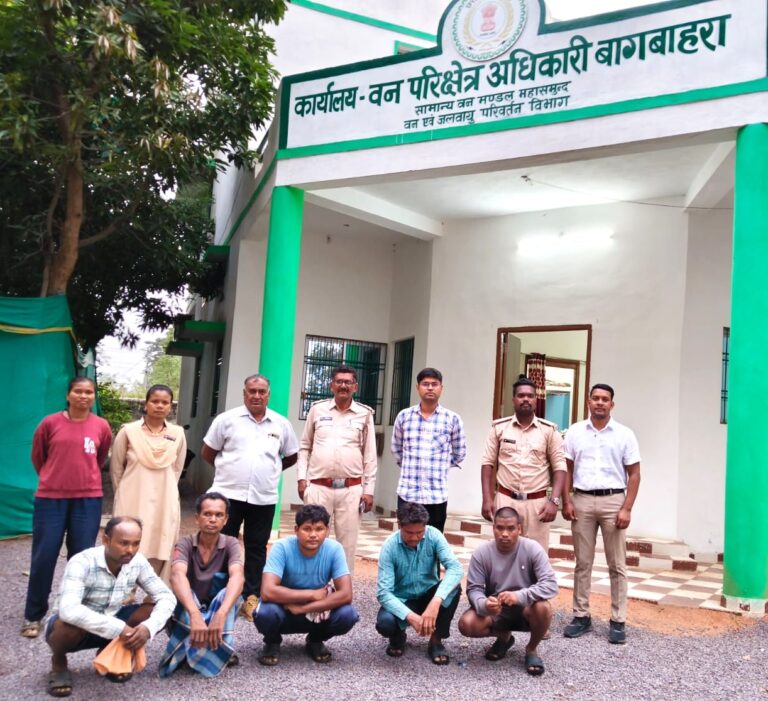 बागबाहरा/साही के अवैध शिकार पर पांच आरोपी गिरफ्तार वन्यजीव संरक्षण अधिनियम के तहत कार्रवाई, न्यायिक अभिरक्षा में जेल भेजा