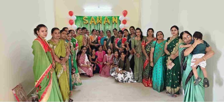 सरायपाली/सर्व ब्राह्मण महिला समाज का सावन उत्सव कार्यक्रम संपन्न