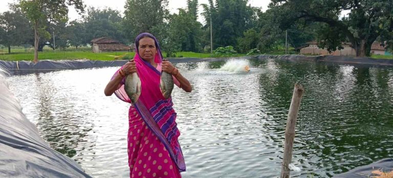 शासकीय अनुदान ने पूरा किया मछली पालन का सपना, दुर्गावती ने बायोफ्लॉक से शुरू की आत्मनिर्भरता की राह