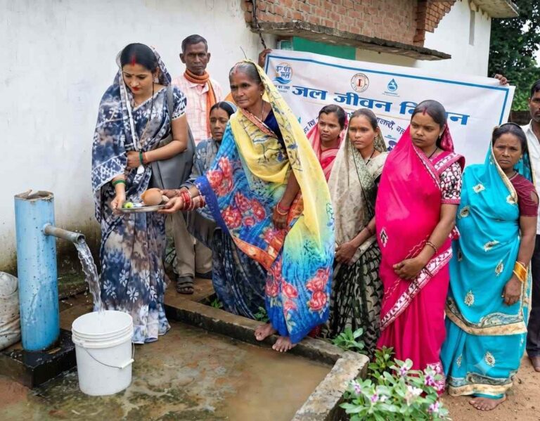 महासमुंद : सेवा की कहानी : उड़ीसा सीमा से लगे आदिवासी बहुल गांव में जल जीवन मिशन ने आसान की पानी की राह