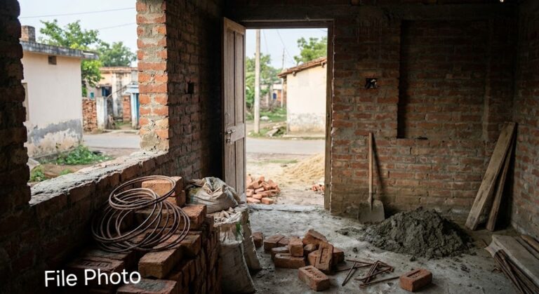सांकरा : निर्माणाधीन मकान से छड़-रिंग चोरी, मामला दर्ज